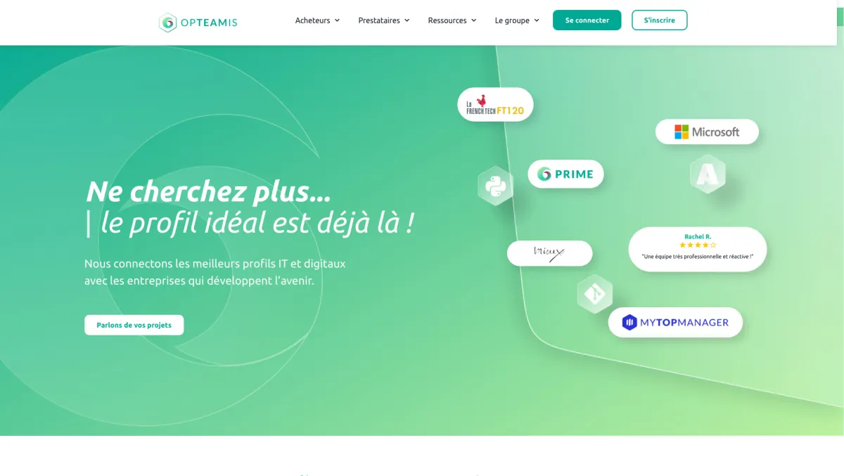 Interface Opteamis : fonctionnalités, prix, alternatives