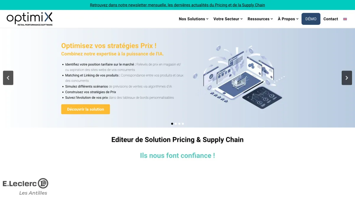 Interface Opti-Mix : fonctionnalités, prix, alternatives