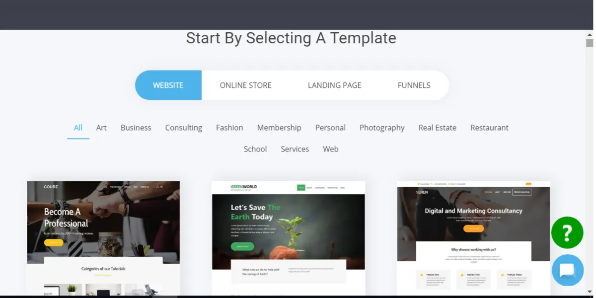 Notre avis sur Optiin : un logiciel de création de site web (website builder) à découvrir