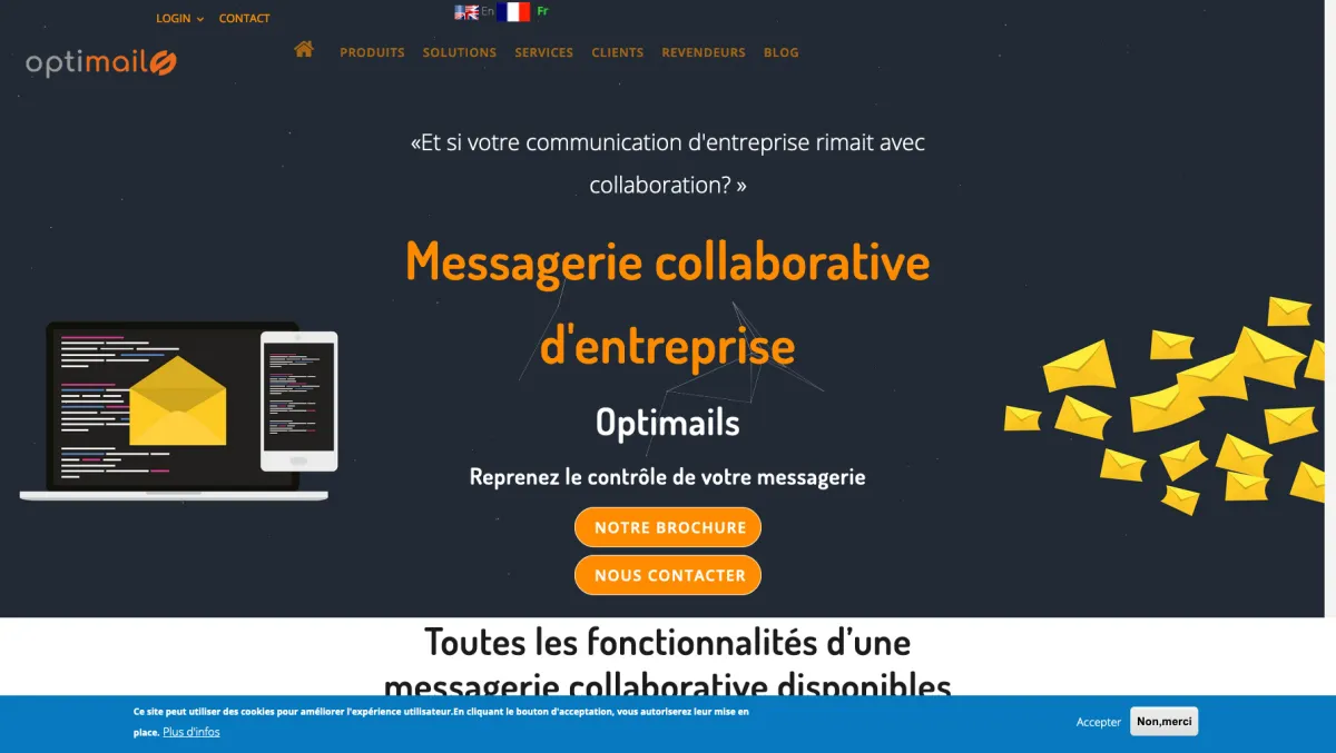 Notre avis sur Optimails : une messagerie électronique / webmail à découvrir