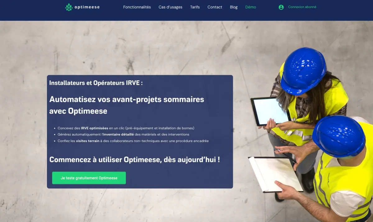 Interface Optimeese : fonctionnalités, prix, alternatives Interface Optimeese : fonctionnalités, prix, alternatives