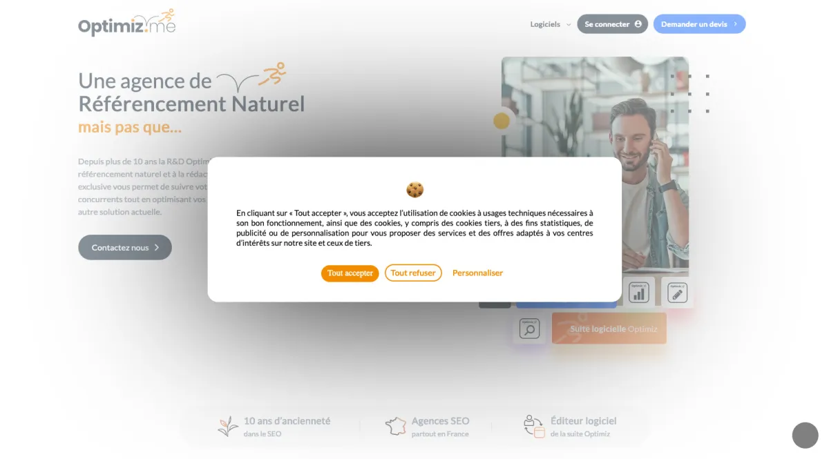 Notre avis sur Optimiz.me : un logiciel de référencement gratuit (SEO: search engine optimization) à découvrir