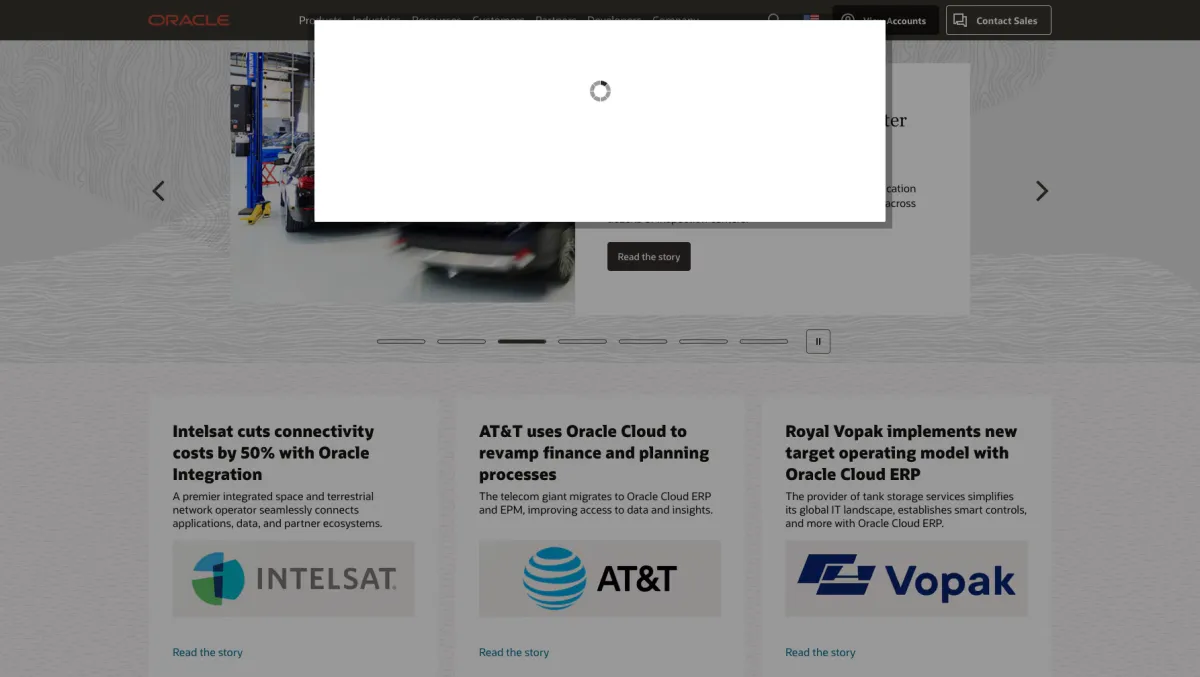 Interface Oracle Sales Analytics : image, ergonomie, alternatives