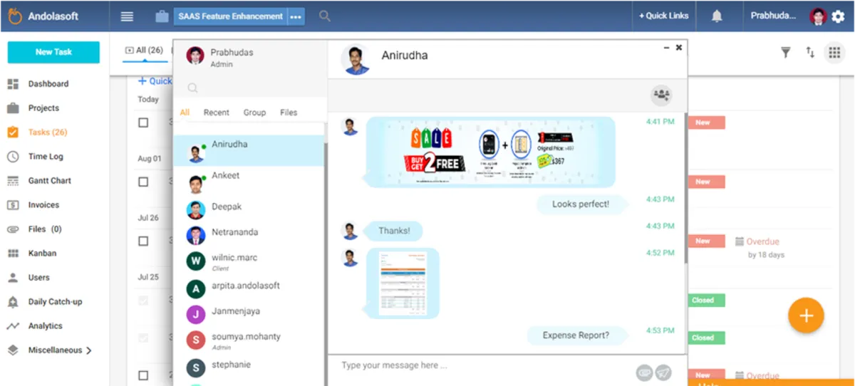 Notre avis sur Orangescrum : un logiciel de gestion de projet à découvrir