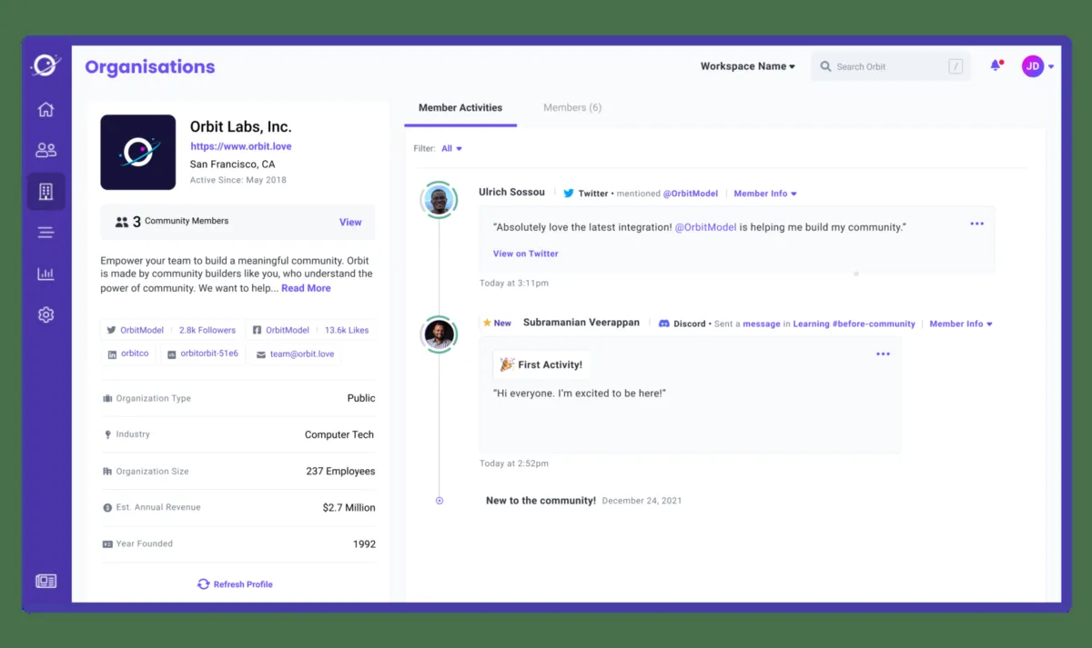 Interface Orbit: fonctionnalités, prix, alternatives