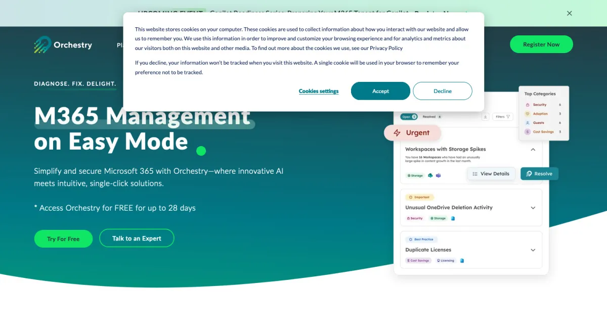 Interface Orchestry Software : fonctionnalités, prix, alternatives