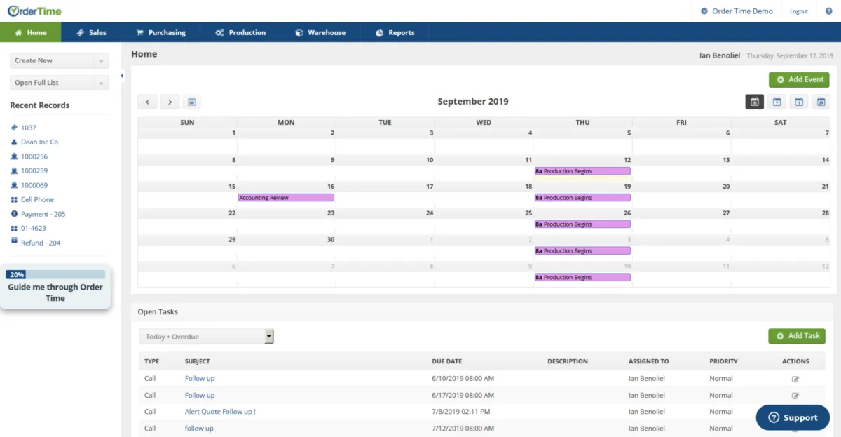 Order Time Inventory: avis sur le logiciel de gestion des stocks et de l'inventaire: fonctionnalités, avantages, inconvénients et tarifs Order Time Inventory: avis sur le logiciel de gestion des stocks et de l'inventaire: fonctionnalités, avantages, inconvénients et tarifs