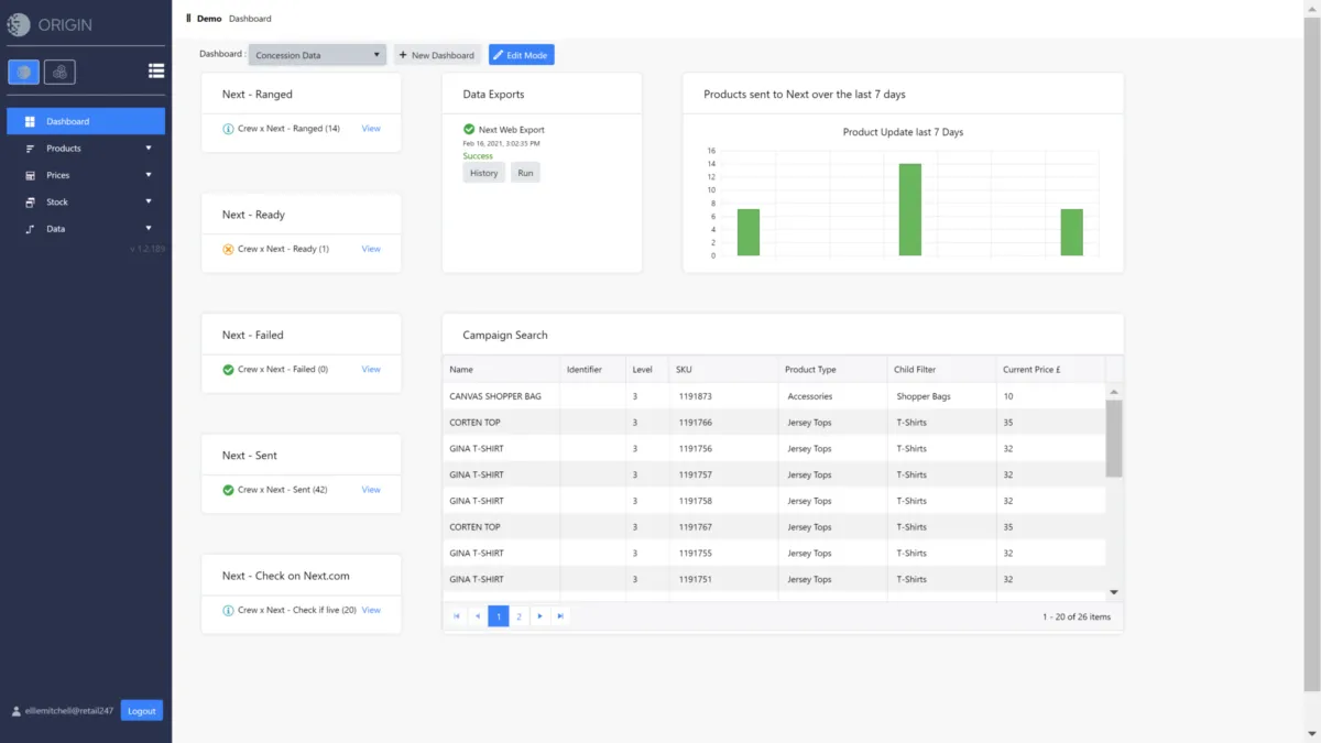 Interface Origin: fonctionnalités, prix, alternatives