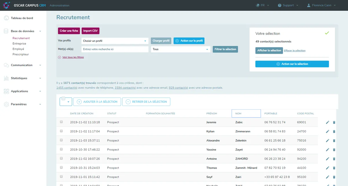 Notre avis sur Oscar Campus CRM : un logiciel pour école à découvrir