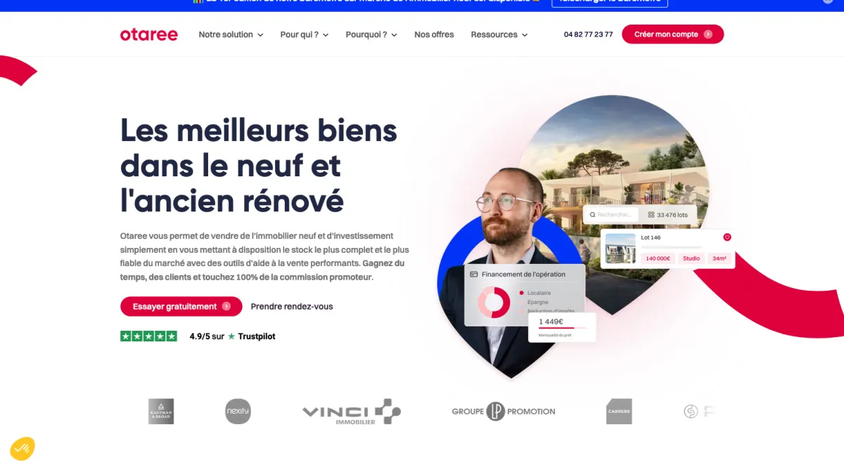 Interface Otaree : fonctionnalités, prix, alternatives