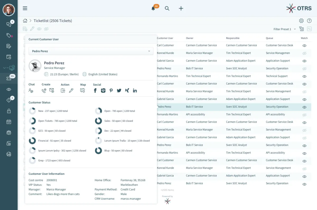 Interface OTRS: image, ergonomie, alternatives Interface OTRS: image, ergonomie, alternatives