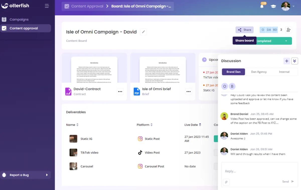 Interface Otterfish: fonctionnalités, prix, alternatives