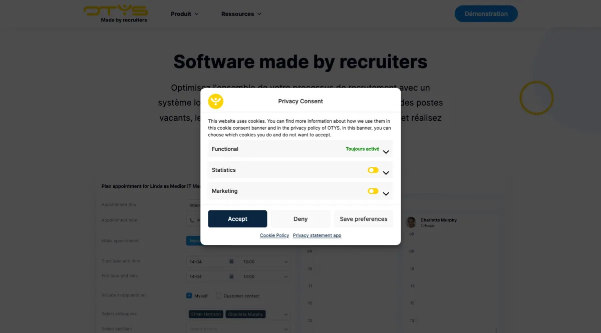 Interface Otys : image, ergonomie, alternatives Interface Otys : image, ergonomie, alternatives