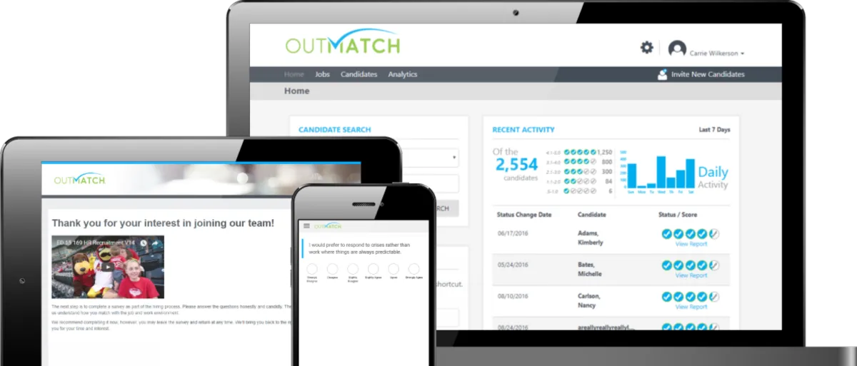 Notre avis sur OutMatch : un logiciel de gestion des talents à découvrir