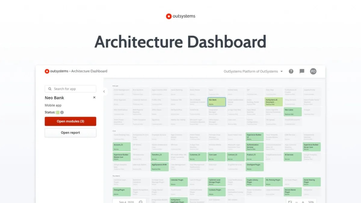Interface OutSystems: image, ergonomie, alternatives Interface OutSystems: image, ergonomie, alternatives
