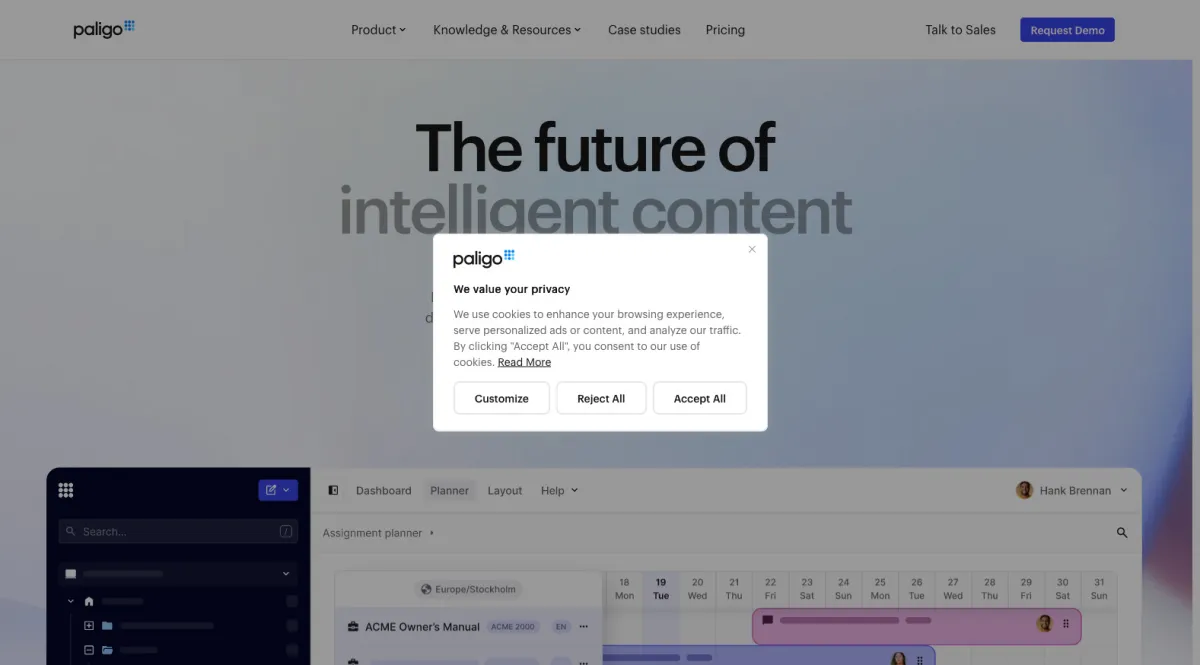 Interface Paligo : fonctionnalités, prix, alternatives