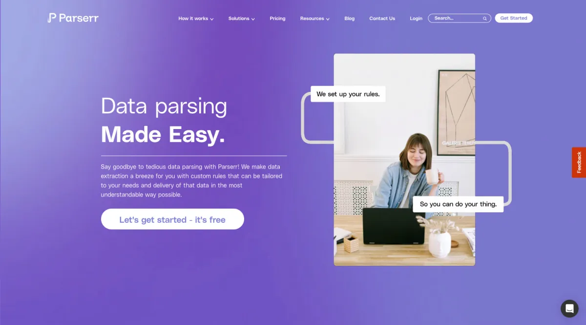 Interface Parserr : fonctionnalités, prix, alternatives Interface Parserr : fonctionnalités, prix, alternatives