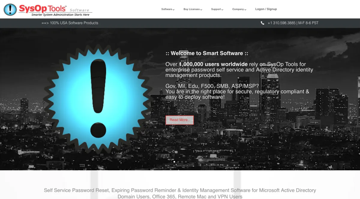 Interface Password Reset PRO : fonctionnalités, prix, alternatives