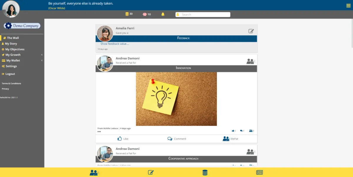 Notre avis sur PatPat360 : un logiciel d'engagement collaborateur (employee engagement) à découvrir