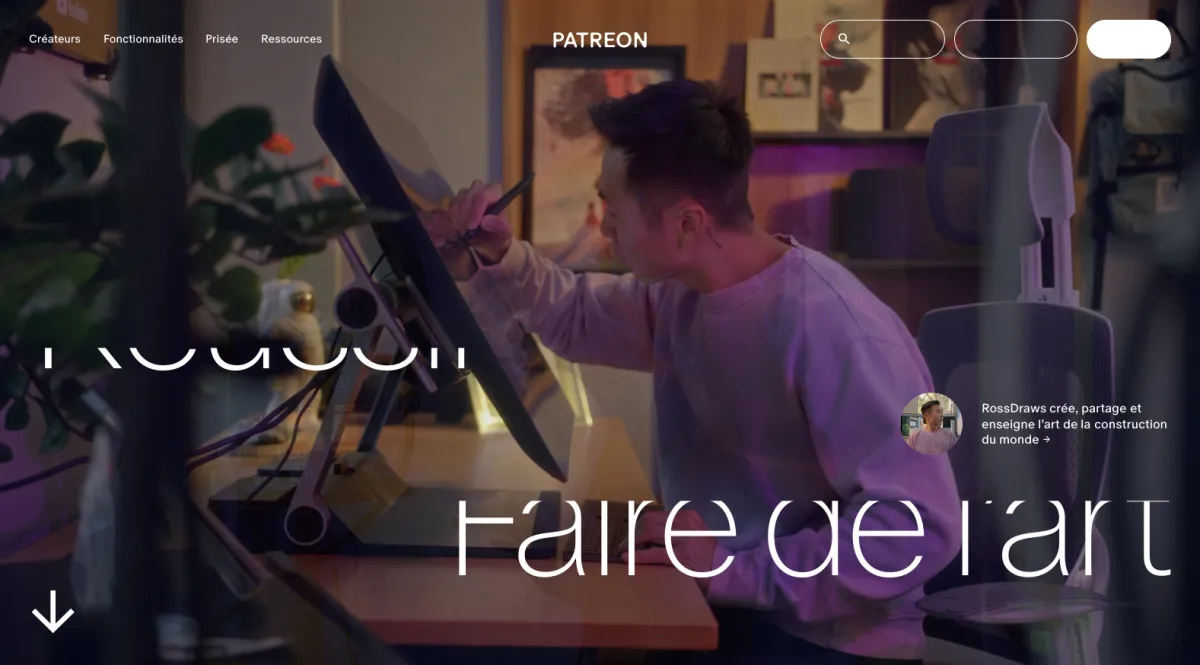 Interface Patreon : fonctionnalités, prix, alternatives Interface Patreon : fonctionnalités, prix, alternatives