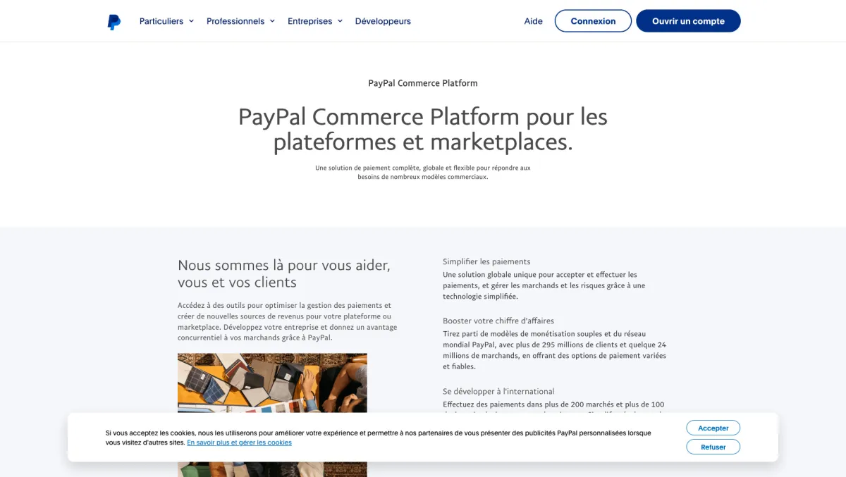 Interface PayPal Business : fonctionnalités, prix, alternatives