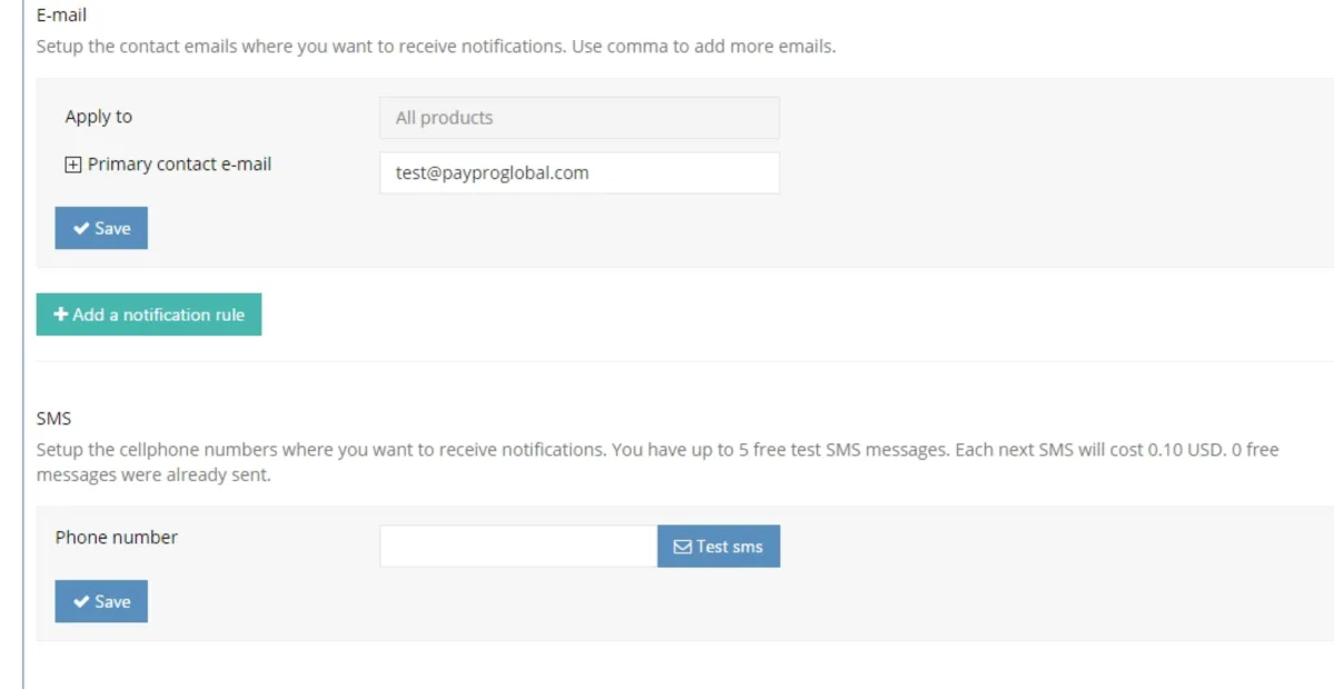 Interface PayPro Global: fonctionnalités, prix, alternatives