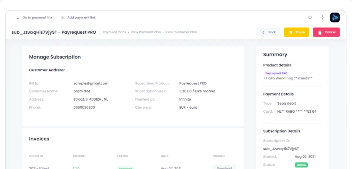 Interface PayRequest: fonctionnalités, prix, alternatives Interface PayRequest: fonctionnalités, prix, alternatives