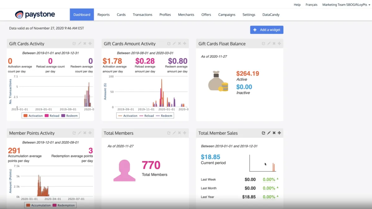 Paystone: avis sur le logiciel de fidélisation client: fonctionnalités, avantages, inconvénients et tarifs