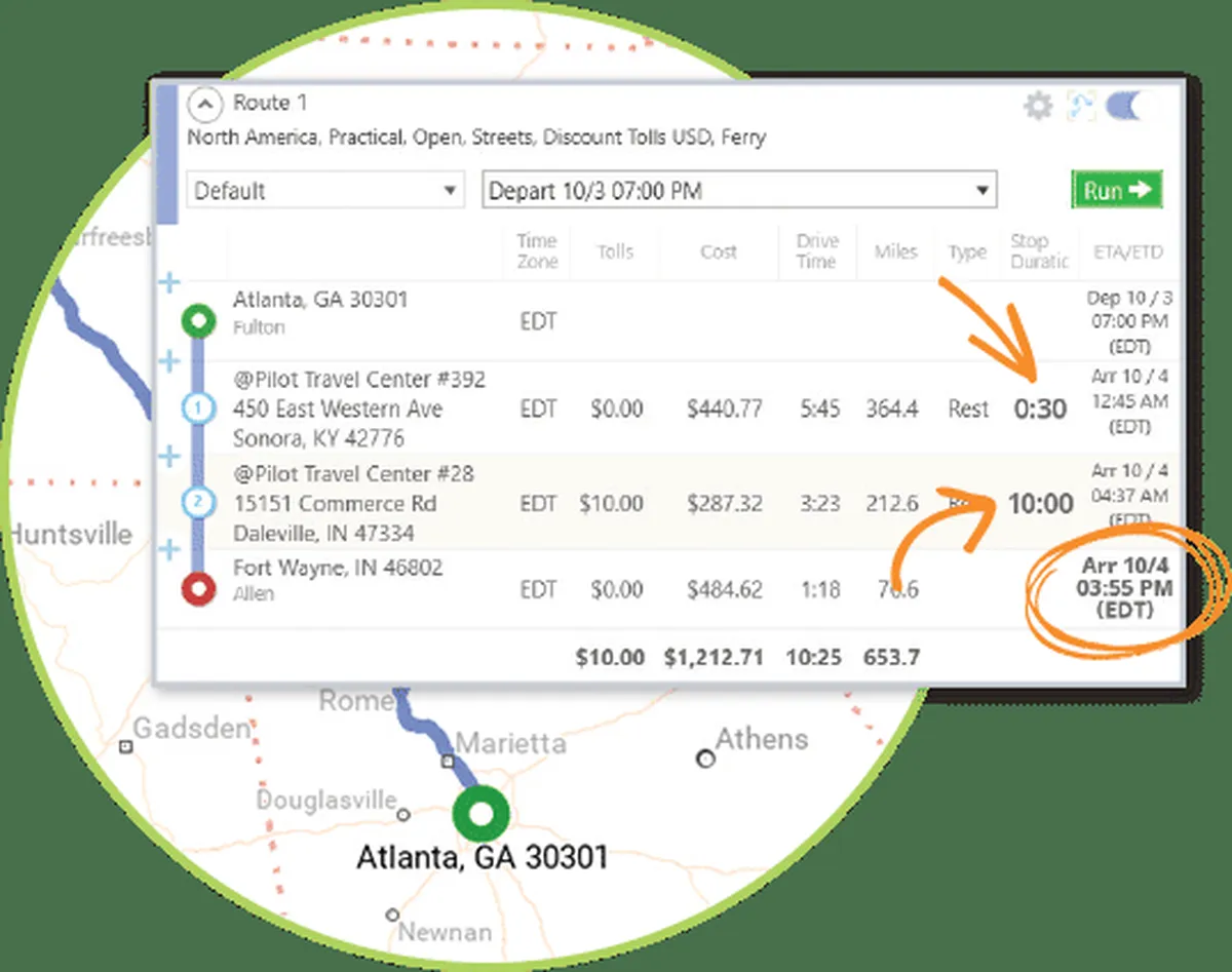 Notre avis sur PC Miler : un logiciel de planification d'itinéraire (route planning) à découvrir