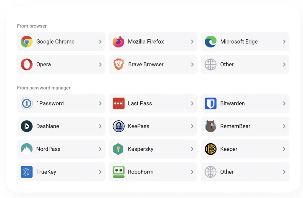 Interface pCloud Pass: image, ergonomie, alternatives