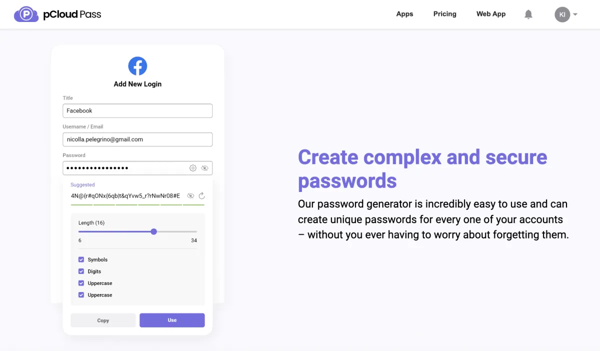 pCloud Pass: avis sur le gestionnaire de mots de passe: fonctionnalités, avantages, inconvénients et tarifs
