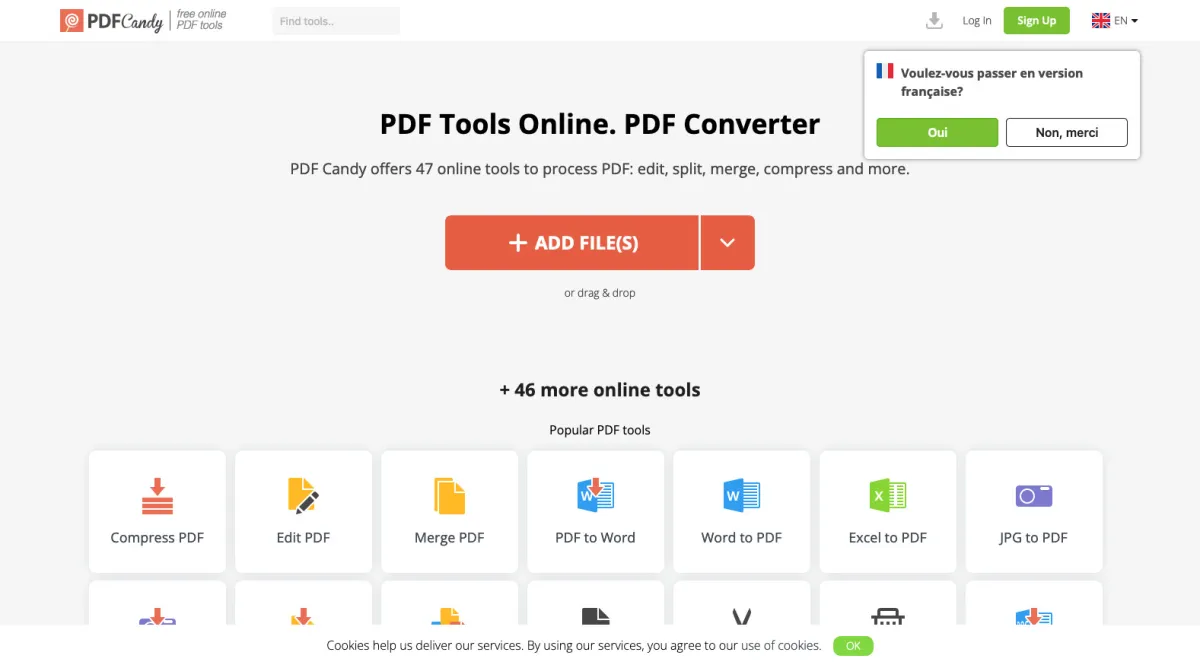 Interface PDF Candy : fonctionnalités, prix, alternatives