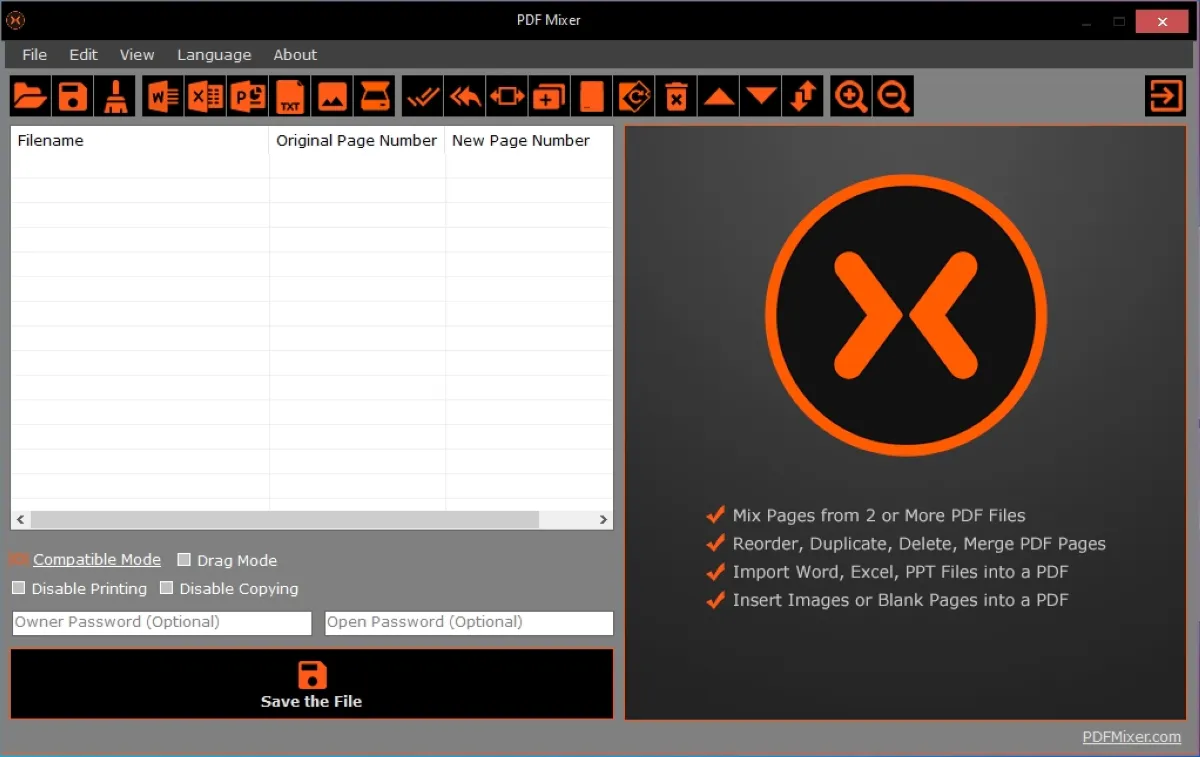 Notre avis sur PDF Mixer : un éditeur PDF à découvrir