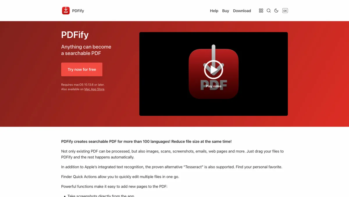 Interface PDFify : fonctionnalités, prix, alternatives Interface PDFify : fonctionnalités, prix, alternatives