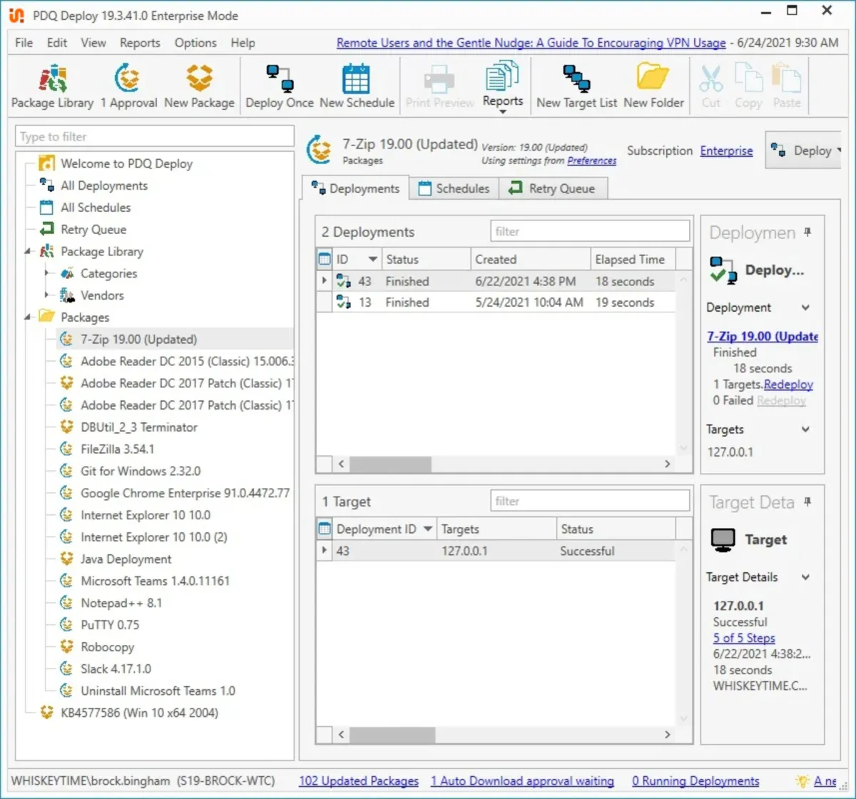Interface PDQ Deploy: fonctionnalités, prix, alternatives