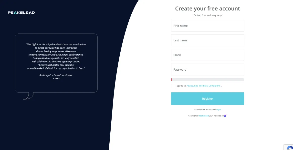 Notre avis sur PeaksLead : un logiciel de génération de leads (lead generation) à découvrir