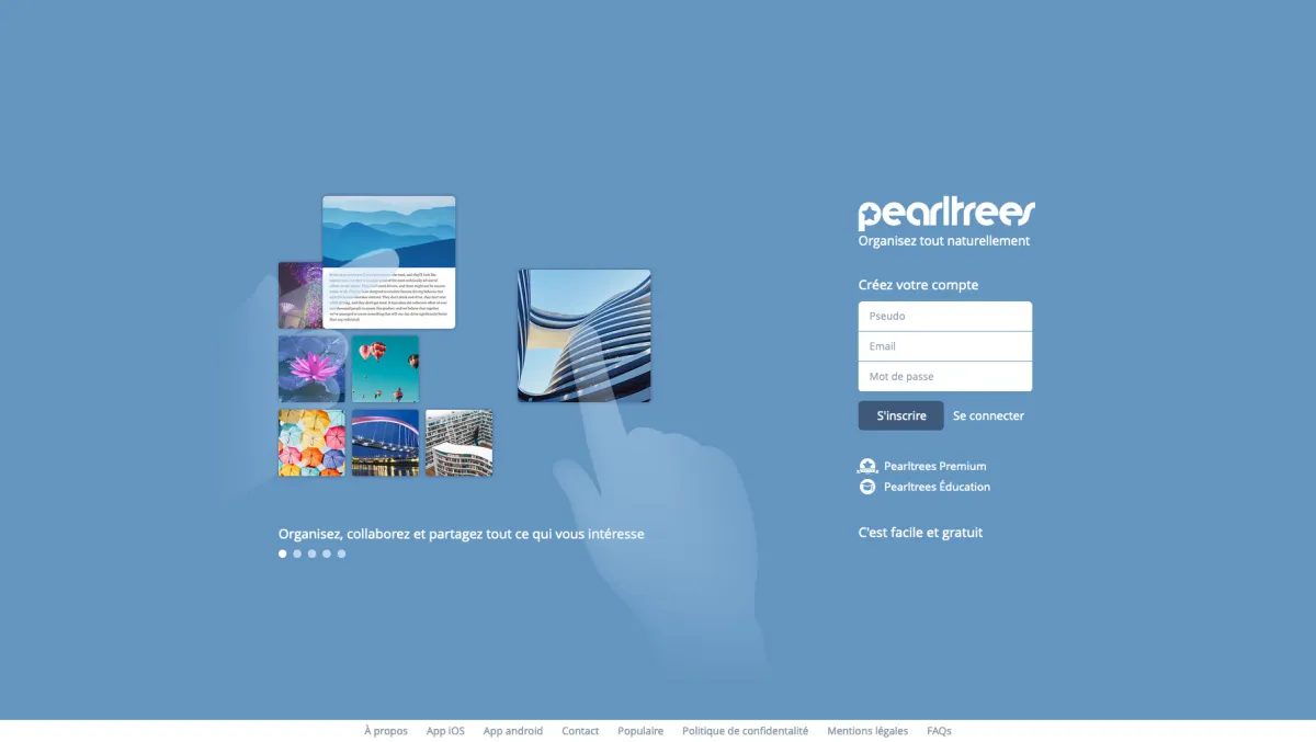 Interface Pearltrees : fonctionnalités, prix, alternatives