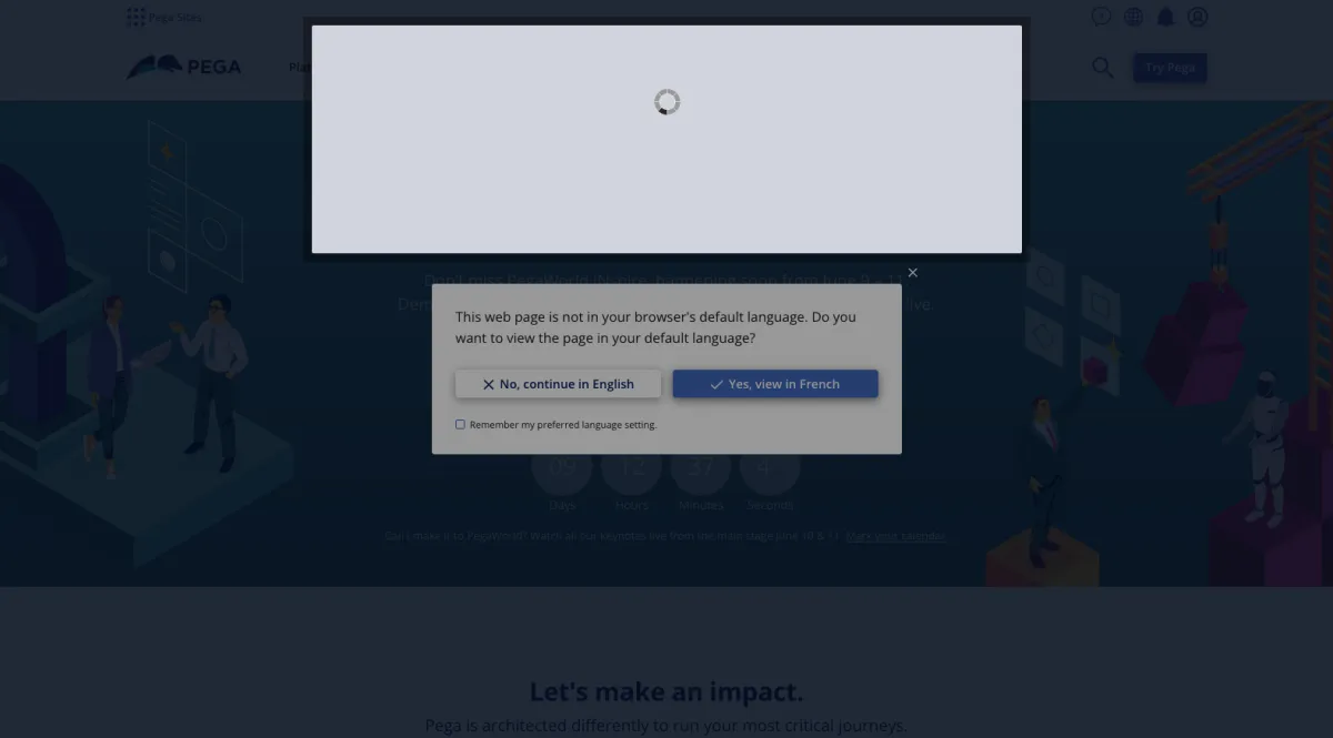 Interface Pega : image, ergonomie, alternatives
