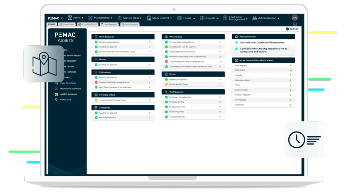 PEMAC Assets: avis sur le logiciel GMAO / CMMS / maintenance préventive: fonctionnalités, avantages, inconvénients et tarifs