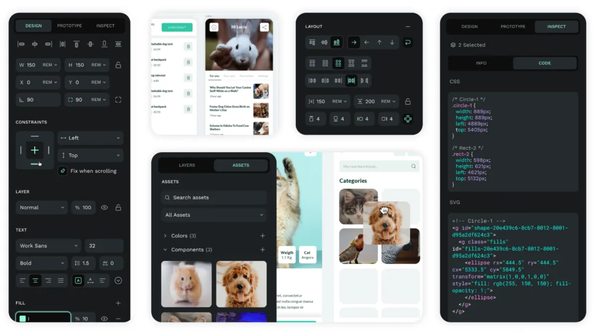 Interface Penpot: fonctionnalités, prix, alternatives