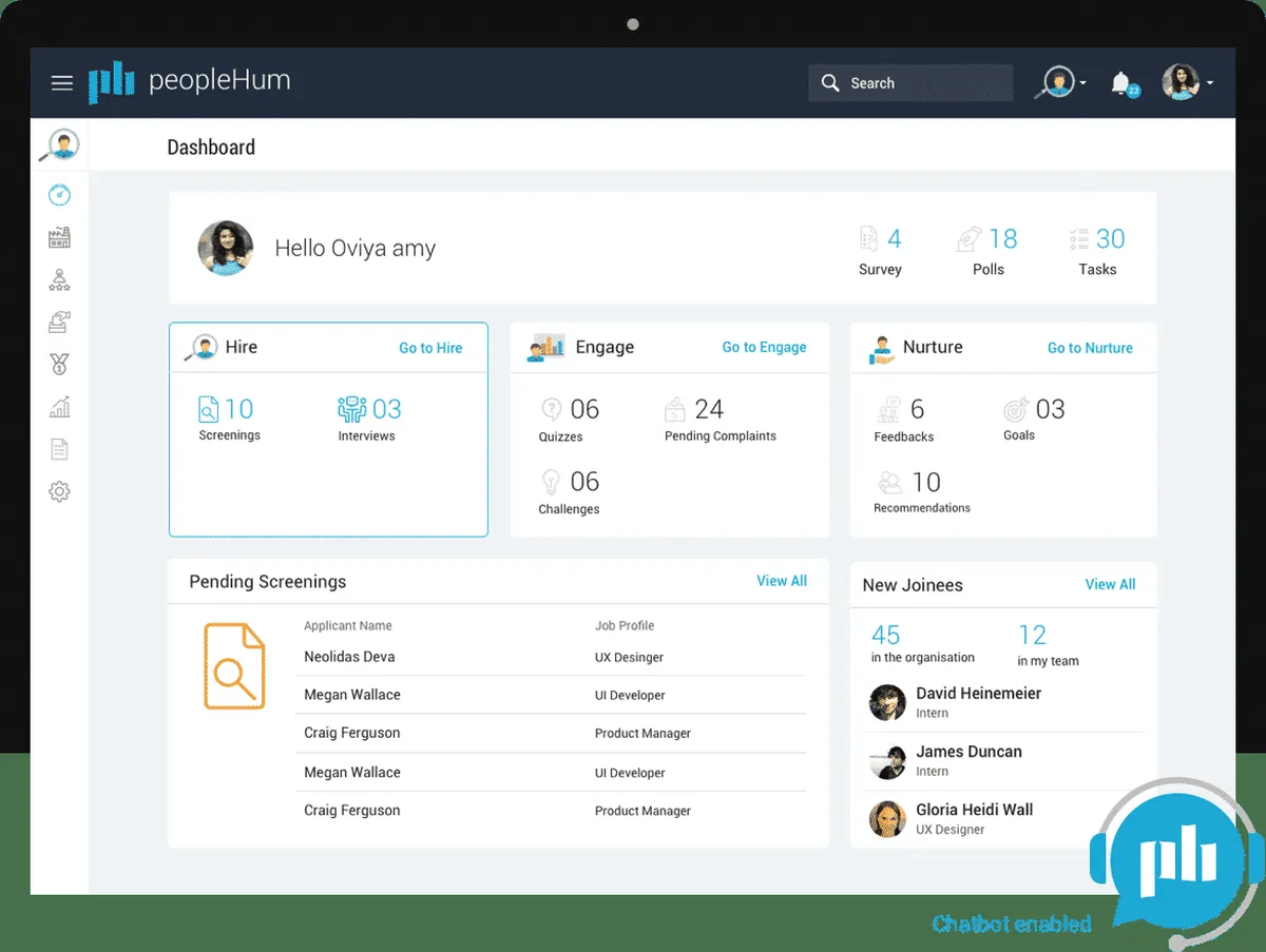 Notre avis sur peopleHum : un logiciel RH (gestion des ressources humaines) à découvrir