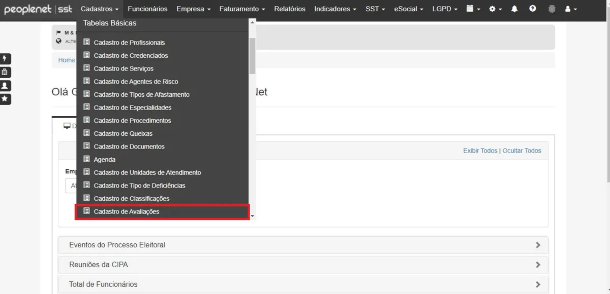 Interface PeopleNet: fonctionnalités, prix, alternatives