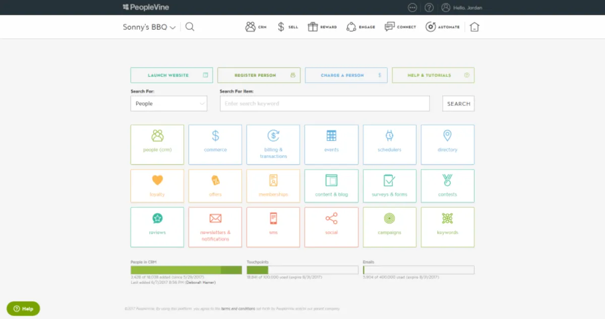 Notre avis sur PeopleVine : un logiciel CRM à découvrir