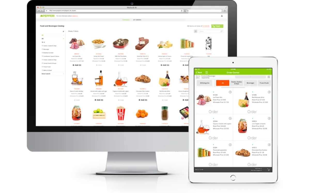 Interface Pepperi: fonctionnalités, prix, alternatives