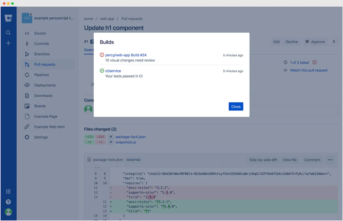 Notre avis sur Percy : un logiciel de test automatisé (automated testing) à découvrir