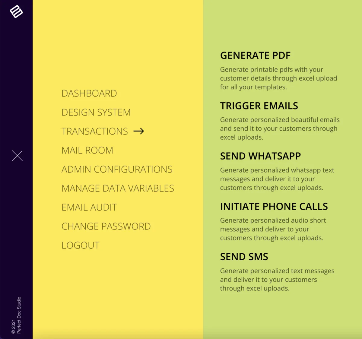 Interface Perfect Doc Studio: fonctionnalités, prix, alternatives