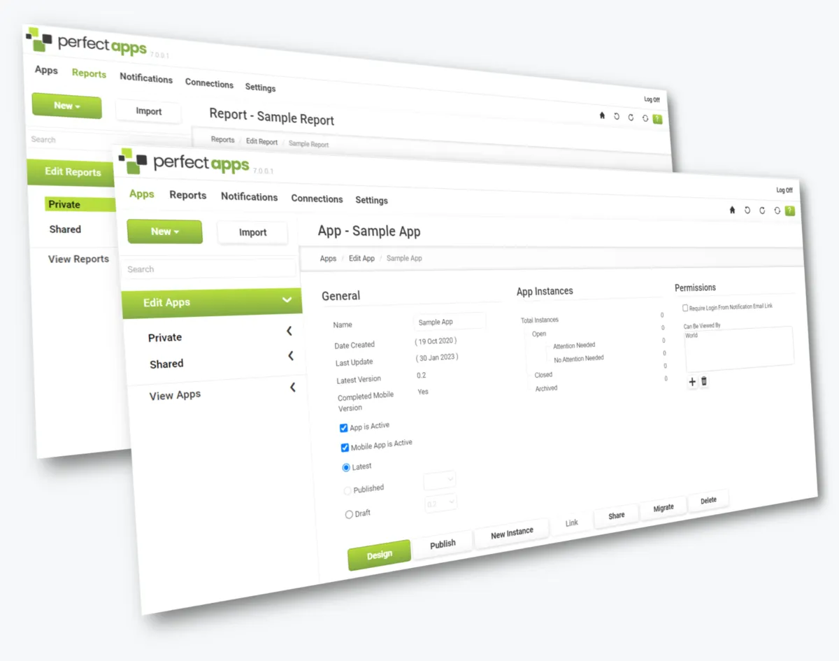 Interface PerfectApps: fonctionnalités, prix, alternatives Interface PerfectApps: fonctionnalités, prix, alternatives