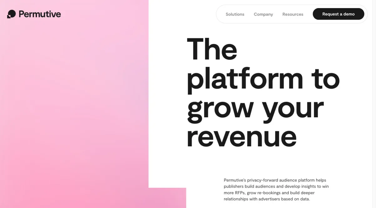Interface Permutive : fonctionnalités, prix, alternatives