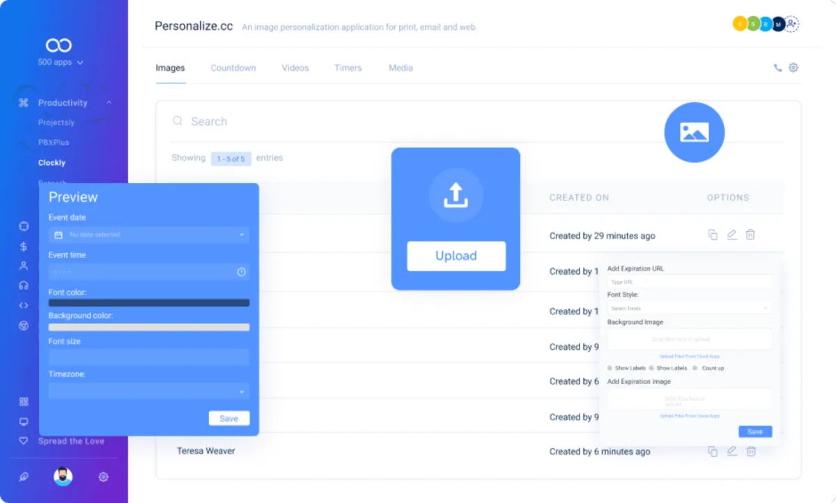 Interface Personalize.cc: image, ergonomie, alternatives Interface Personalize.cc: image, ergonomie, alternatives