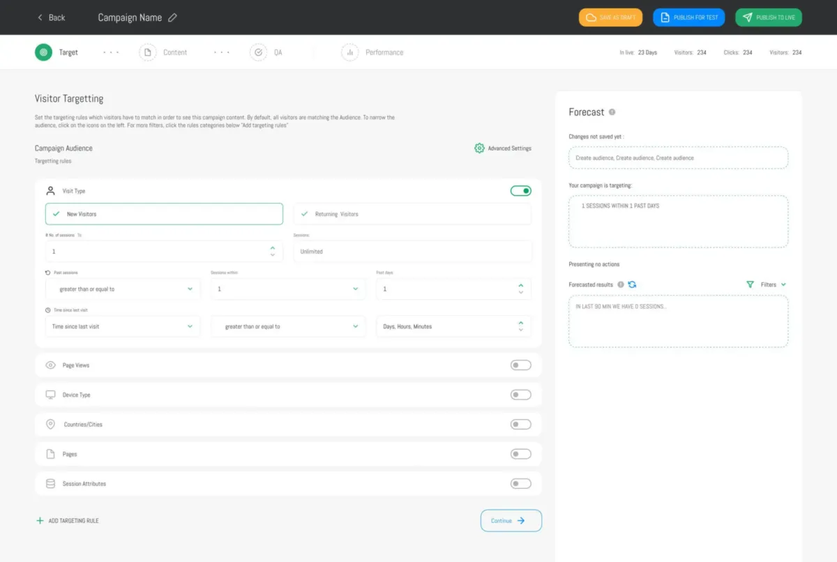 Interface Personyze: fonctionnalités, prix, alternatives